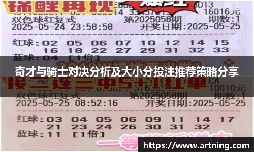 奇才与骑士对决分析及大小分投注推荐策略分享